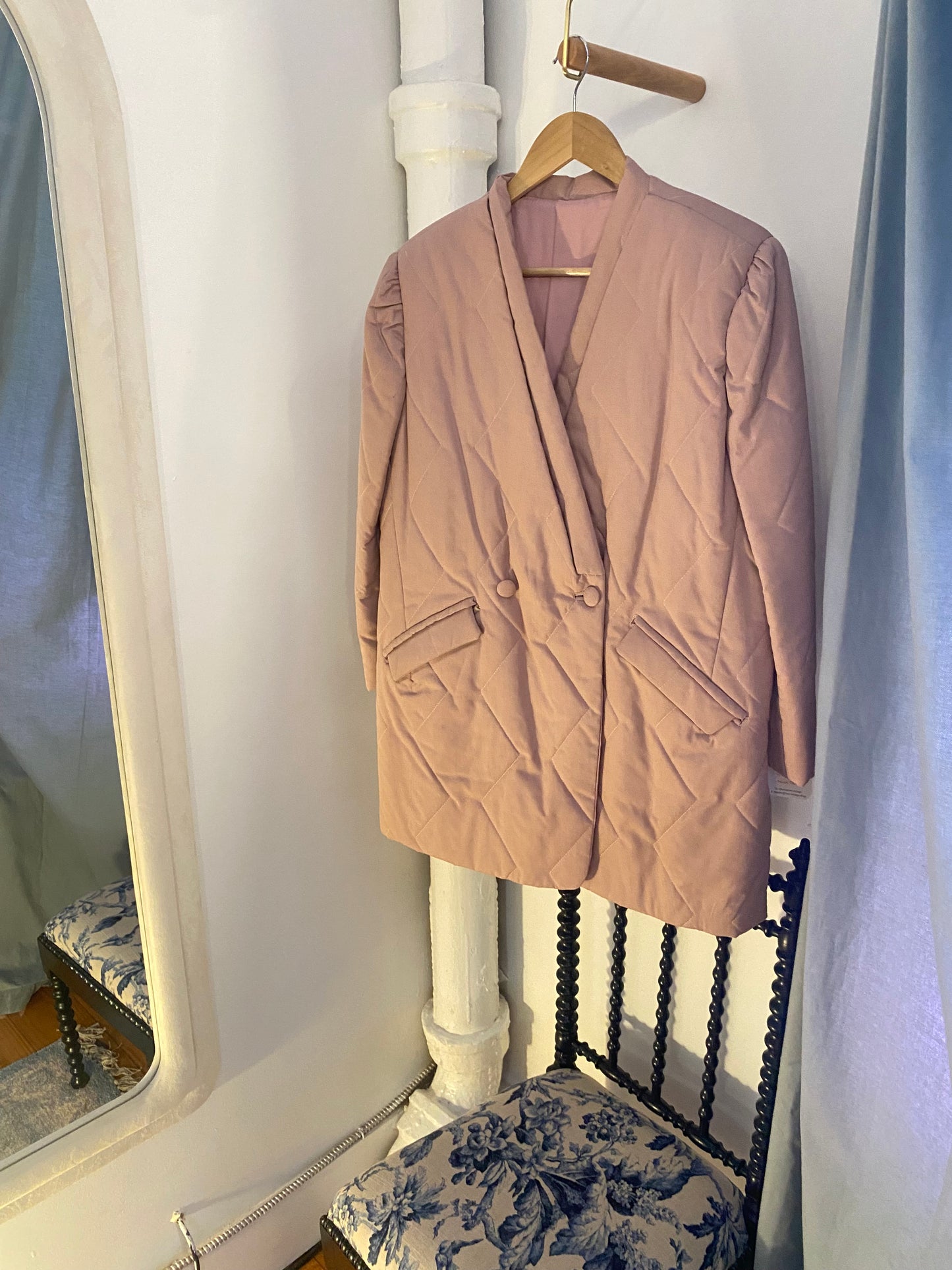 Mauve Quilted Jacket