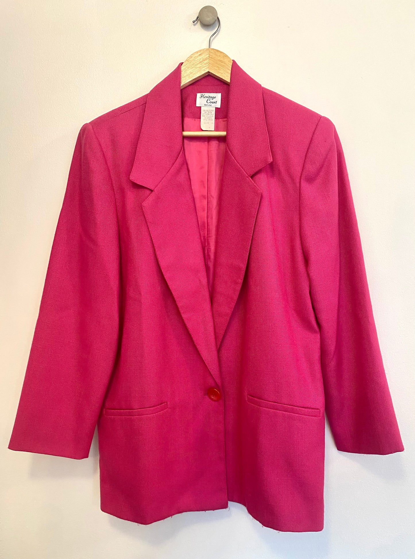 1980s HOT PINK BLAZER