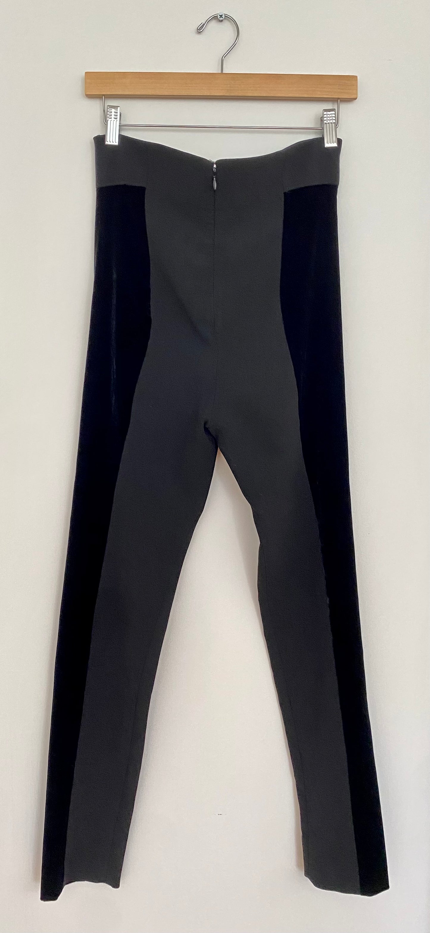 JEAN PAUL GAULTIER, 1980s WOOL BLACK SKINNY PANTS