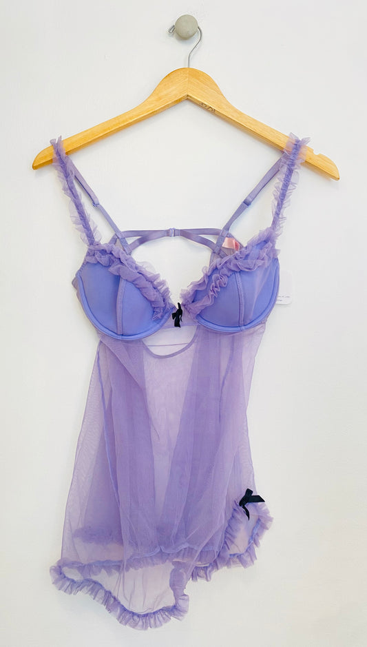 Y2K Lavender Bustier