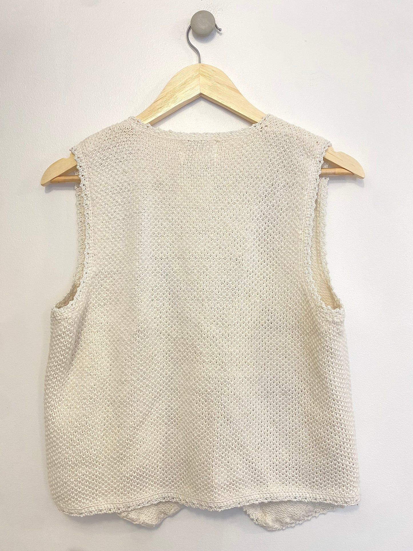 Vintage Embroidered Knit Vest